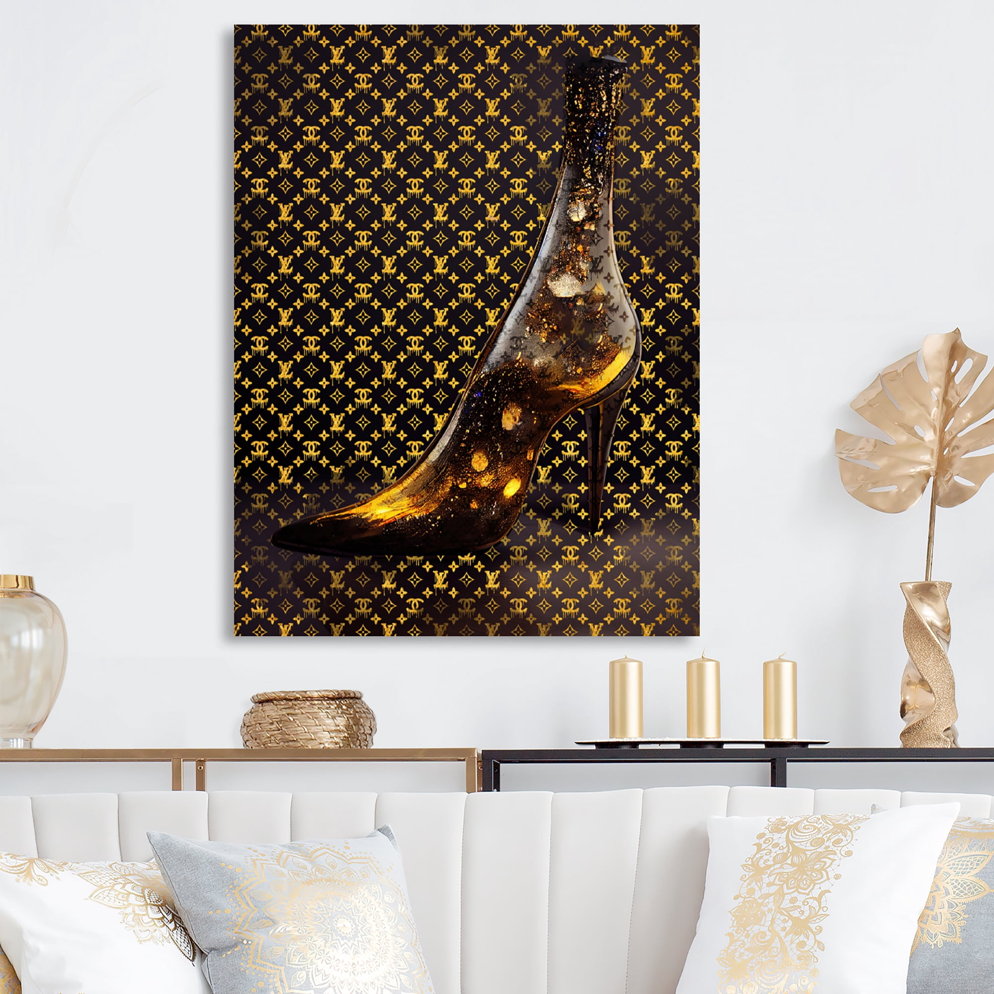 Designart Luxurious Stilettos II Canvas Wall Art