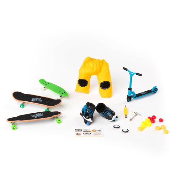 Ensemble de 5 Riders Box Pro Mini pour Patins et Trottinette avec Grip et Tricks