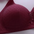 thumbnail image 4 of Women Casual Adjustable Breathable Top Bra Underwear Without Steel Ring Gathering And Adjusting Bra Bulk Bras Womens Sports Bra Womens Workout Sports Bras Womens Bras Push up No Underwire Women's, 4 of 5