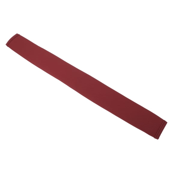 Unique Bargains Burgundy Seat Belt Cover Pad Pana Leather 19.69inch Seatbelt Strap Cushion Shoulder Padding 1 Pcs