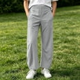 thumbnail image 6 of Nugftut Pants for Boys Elastic Waist Casual Loose Fit Long Pants with Pockets for Daily Outdoor Wear Sizes 13-14, 6 of 9