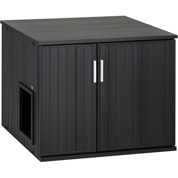 New Age Pet® – Housse de lit Ecoflex Promax LitterLoo pour bac à litière Cat en expresso avec tapis de litière sans chenilles