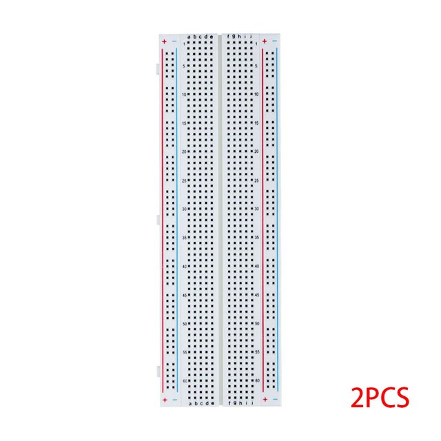 EL-CP-003 MB-102 Breadboard Kit de módulo de placa PCB prototipo sin soldadura de 830 puntos 1/2/3 Piezas tholdsy MK1460-02