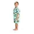 thumbnail image 2 of Made in Hawaii Luau Aloha Shirt and Shorts Boy Cabana Set Pink Flamingo All over in Assorted Colors, 2 of 4