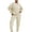 Beige 22, variant on Women Casual 2 Piece Outfit Plus Size Lounge Sets Long Sleeve Sweatsuits & Sweatpants Tracksuit Sets