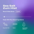 thumbnail image 2 of Spray para habitación y cuerpo Indigo Wild Zum Mist, sal marina, 120 ml, paquete de 2, 2 of 7