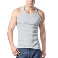 thumbnail image 2 of jobturf Big and Tall Tank Tops for Men Casual Crew&nbsp;Neck Sleeveless Shirts Summer Breathable Slim&nbsp;Fitted Muscle Tees S-5XL, 2 of 8
