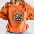thumbnail image 2 of WEAIXIMIUNG Mignons Chandails d'Automne pour Femmes Chandails Quotidiens pour Femmes Maison Extérieur Entraînement Manches Longues T-Shirt Col Rond Haut Chandail Imprimé Blouse de Rue Mode Urbaine, 2 of 4