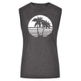 thumbnail image 5 of Birdeem Mode Femmes Imprimé Col Rond Sans Manches Chemises à Blocs Tunique T-Shirt Hauts, 5 of 5
