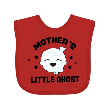 

Inktastic Cute Mother s Little Ghost with Stars Gift Baby Girl Bib