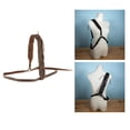 thumbnail image 4 of Rana de material cuero de retro, soporte para cinturón medieval, funda de tamaño ajustable para esgrima al para hombres y mujeres Café, 4 of 8