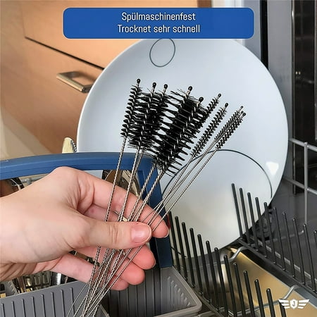 

Dalx Coffee Machine Tube Brush Cleaning Nylon Brush for Drinking Straw Household Cup Bottle Scrubber