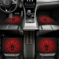 thumbnail image 6 of Uemuo Car Floor Mats - Spider on the Web Pattern Carpet Floor Mats for Cars, Auto Accessories Front & Rear Car Floor Foot Mat Sets of 4 Pieces, 6 of 6