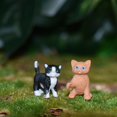 thumbnail image 1 of Simulation Animal Model Cute Little Cat Teddy Fairy Garden Miniatures Chick Bunny Decor Action Figure Figurine Toys for ChildrenBlack cat He Qiyong unisex, 1 of 1