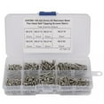 thumbnail image 1 of 400pcs M2.2x6 / 8/10/12/14/16/18 / 20mm de acero inoxidable de alta resistencia Tornillos autorroscantes Kit Surtido Set, 1 of 5