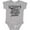 AC-Heather Grey, variant on Daddys Little Beard Puller Boys or Girls Baby Bodysuit