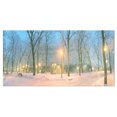 thumbnail image 2 of Mariinsky Garden with Lights - Landscape Photography Canvas Print, 2 of 3