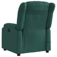 thumbnail image 3 of vidaXL Massage Recliner Chair Dark Green, 3 of 5