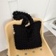 thumbnail image 5 of Bolso para axila para mujer bolsa con cierre de burbuja Simple de Color sólido suave bolso informal para mujer, 5 of 9