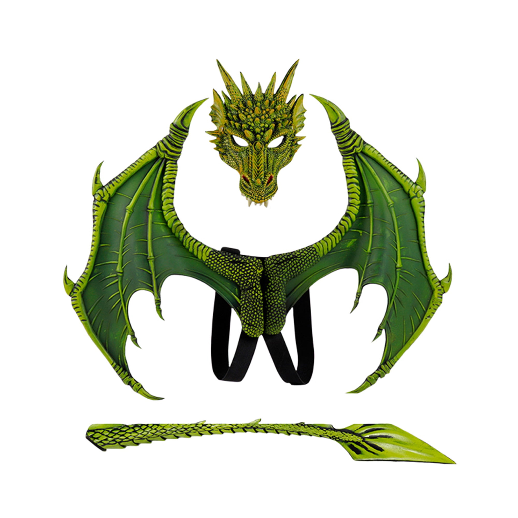 Sunisery Kid Cosplay Props Plain Dragon Face Wear Sharpened Wings Long sunisery-kid-cosplay-props-plain-dragon-face-wear-sharpened-wings-long