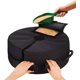 thumbnail image 1 of Bolsa de pesas para base de sombrilla de patio redonda TomteNisse, adecuada, resistente al viento, bolsas de arena estables con gran apertura, bolsa de pesas de base portátil con a, 1 of 5