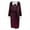 Purple, variant on Fall & Winter Clothes Winter Clearance Jacket Coat Unisex Women Lengthened Plush Shawl Bathrobe Long Sleeve Robe Hooded Outerwear Coat