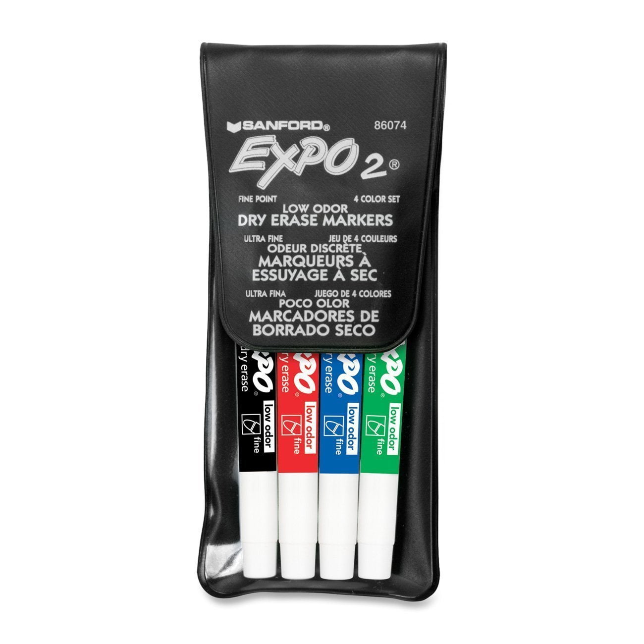 Buy Bulk Expo Low Odor Fine Tip Dry Erase Markers, 4 Colored Markers
