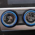 thumbnail image 4 of 3Pcs Blue AC Climate Control Knob Ring Covers Compatible for , , , Forester, XV Crosstrek, 4 of 4