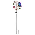 thumbnail image 1 of Pluviómetro Al Aire Libre Con Energía Solar Mariposa Metal Pluviómetro Con Tubo De Vidrio Para Jardín, Patio, Césped Scienceny VI011551-00, 1 of 6