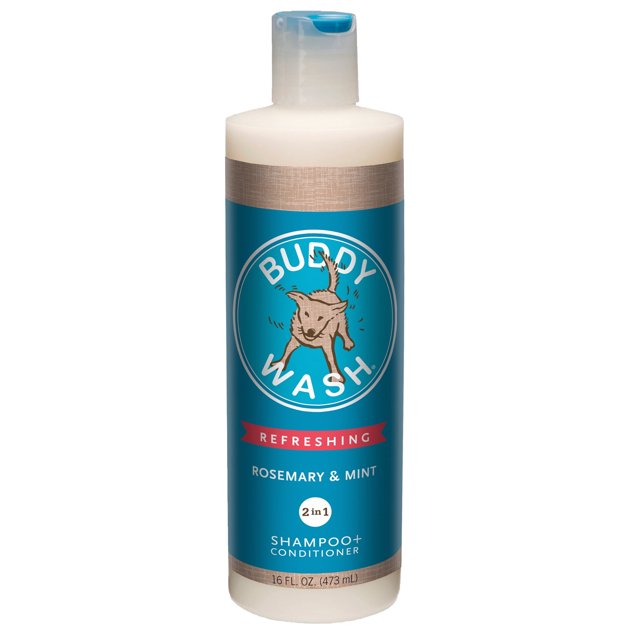 Cloud Star Buddy Wash Rosemary & Mint 2-in-1 Dog Shampoo + Conditioner, 16-oz bottle