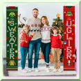 thumbnail image 5 of Wild and Sweater Party Porch Sign - Holiday Happy New Year Decoration Banner, 5 of 5