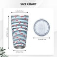 thumbnail image 4 of Logiee Clown Fish Print 20OZ Car Cup with Lid, Stainless Steel Vacuum Insulated Double Wall Travel Tumbler, Durable Insulated Coffee Mug,Thermal Cup with Straw-Without Straw, 4 of 8