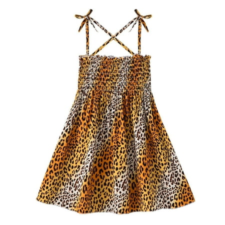 

DTBPRQ Toddler Girl Cotton Linen Solid Dress Sling Summer Casual Beach Girls Sundress Overall Dress