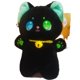 thumbnail image 3 of Gato blanco y negro Juguete de peluche de gato blanco y negro Animal de peluche Gato de hadas Ojos diferentes Regalos de cumpleaños suaves para niños, 3 of 4
