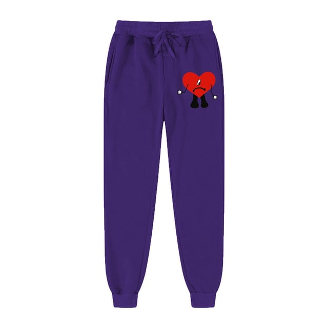 Bad Bunny-pantalones de chándal para Hombre, ropa de calle para correr, gimnasio, novedad de 2022