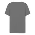 thumbnail image 4 of BILIKEYU Women's Casual Short Sleeve Blouse, Short Sleeve Shirts For Women, Womens Short Sleeve Tops, Button Up Shirt Women, 4 of 5