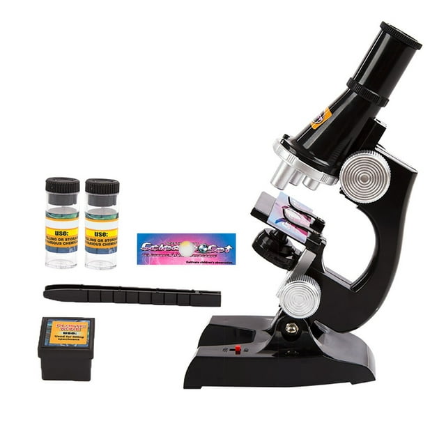 PVCS Ensemble de Microscopes pour Enfants et Outils de Bibliothèque Scientifique pour Étudiants, Jouets Cadeaux pour Enfants, Cadeau pour Enfants