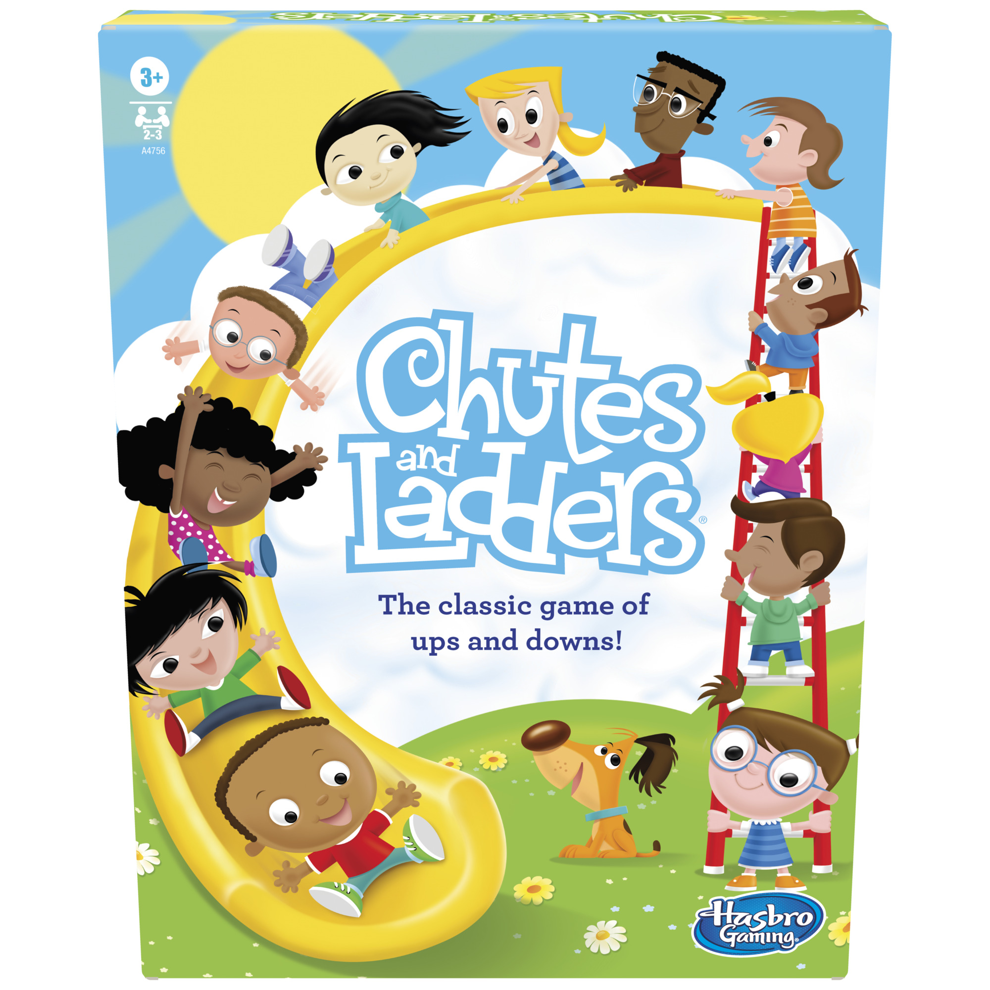 Chutes and Ladders Board Game, Classic Family Games, Teacher School Supplies (Walmart Exclusive)