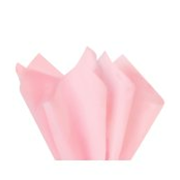 Light Pink Tissue Paper Squares, Bulk 24 Sheets, Presents by Feronia