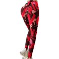 thumbnail image 3 of Puntoco Mujeres Impresión Cintura alta Estiramiento Strethcy Fitness Leggings Pantalones de yoga Puntoco Puntoco-4555, 3 of 9