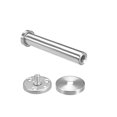 thumbnail image 4 of 2Pcs, gancho de pared de 2.63" para toallas, gancho para batas, colgador de toallas de acero inoxidable, 4 of 4