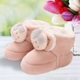 thumbnail image 5 of Generic Clearance Shoes for Girls Baby Boys Cotton Booties Winter Warm Slippers Toddler Non Slip Ankle Boots House Socks Shoes for Casual Breathable Shoe ﻿(6-12 Months,Pink), 5 of 8
