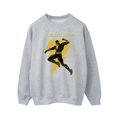 thumbnail image 1 of DC Comics Mens Black Adam Golden Bolt Chest Sweatshirt, 1 of 4