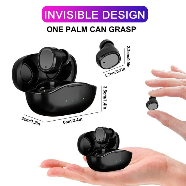 Auriculares Inalámbricos Bluetooth Mini Touch Auriculares Inalámbricos Bluetooth Tws Auriculares Estéreo en el Oído Auriculares de Respaldo 5H Servicio a Largo Plazo Ipx5 Auriculares Inalámbricos Blue