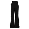 thumbnail image 5 of Clearance! Delayuji Petite Sweatpants for Women Women's Wide Leg Dress Pants High Waisted Flowy Trousers Business Casual Pants Fleece Lined Pants Women Black S, 5 of 5