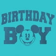 thumbnail image 2 of Girl's Mickey & Friends Birthday Boy Happy Face  Graphic Tee Tahiti Blue X Large, 2 of 4