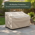 thumbnail image 3 of Covermates Adirondack Bench Cover - 78"L x 38"W x 38"H, 900D Polyester, Weather-Resistant, 3 of 7