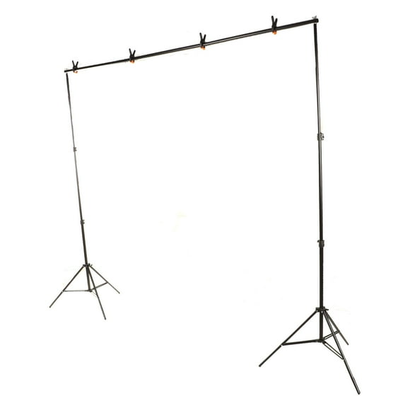 Photo Backdrop Stand Kit, Easy Assembly Photo Background Stand with Storage Bag for Portrait Photography