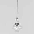 thumbnail image 3 of 1 Light Pendant-Satin Brass Finish    -Traditional Installation Maxim Lighting 11122Clsbr, 3 of 10