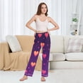 thumbnail image 6 of FORMRS Women's Pajama Pants with Pockets Soft Comfy Loungewear Sleep Bottom, Sizes S-2XL, Love in The Clouds, 6 of 8